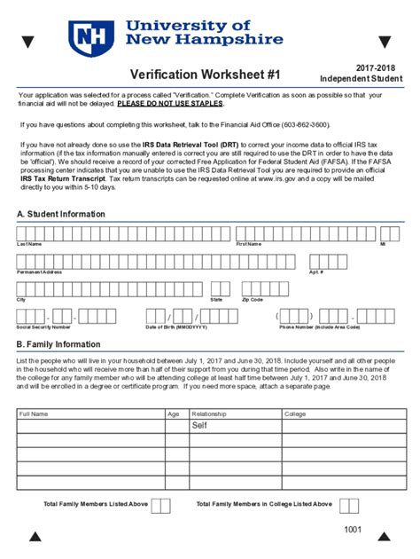 Fillable Online Wagner Edufinancial Aidfiles Verification