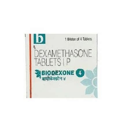 Biodexone Tablet Dexamethasone 4mg At Rs 4901strip Dexona