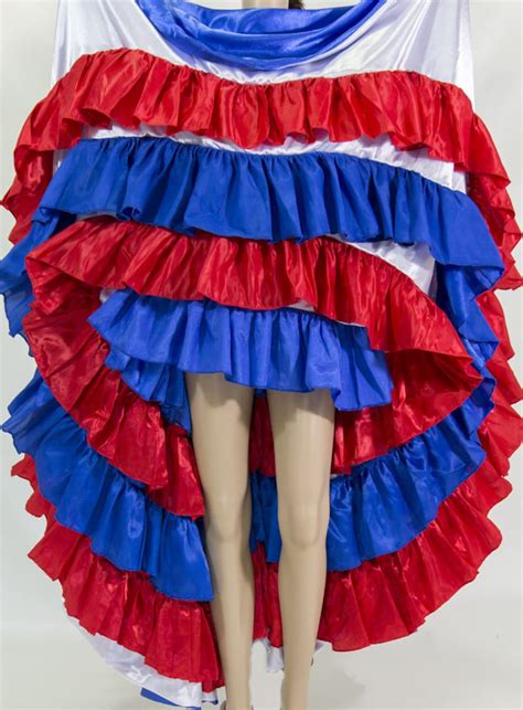 Red White Blue Cancan Skirt Etsy