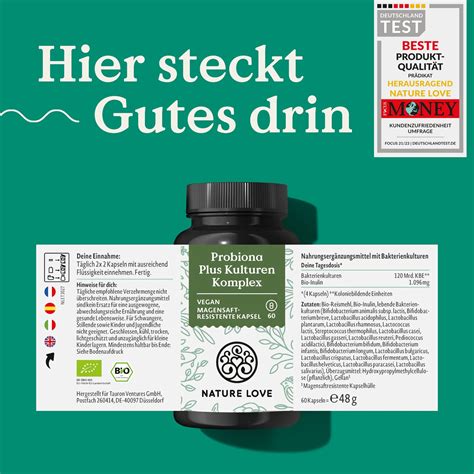 Nature Love Probiona Plus Kulturen Komplex St Shop Apotheke