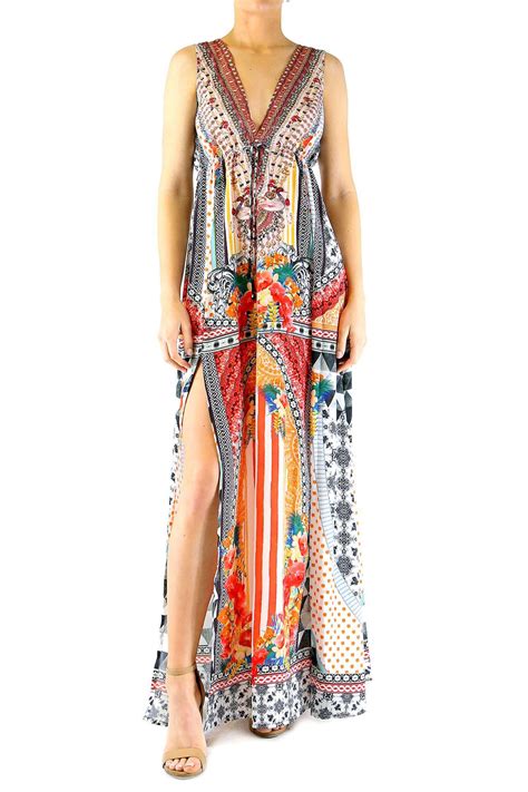 Designer Plunging V Neck Long Dresses For Women Shahida Parides