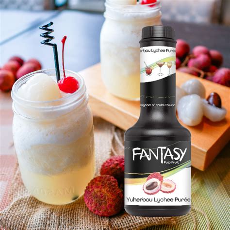 Fantasty Yuherbau Lychee Puree Products Dreamfield Food And Beverage