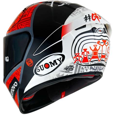 Casco Moto Integrale Racing Suomy Sr Gp Bagnaia Replica With