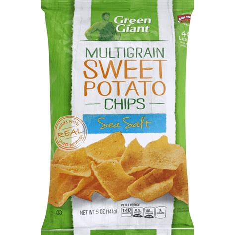 Green Giant Sweet Potato Chips, Sea Salt, Multigrain | Potato | Foodtown