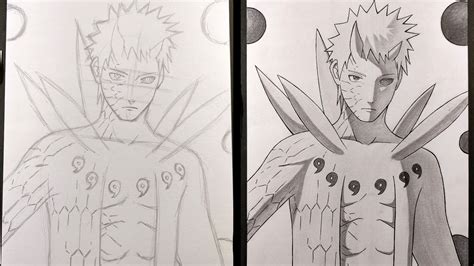 How To Draw Obito Sage Of Six Paths Naruto YouTube