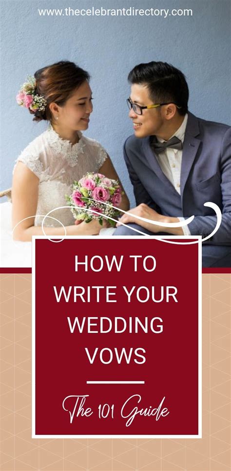 How To Write Your Wedding Vows The Celebrant Directory Wedding Vows