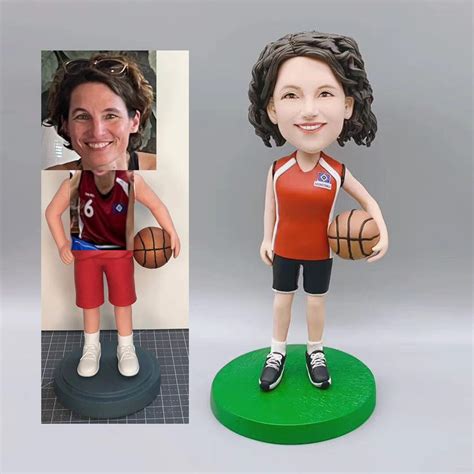 Custom Bobbleheads Custom Basketball Player Bobbleheads Funny Athlete