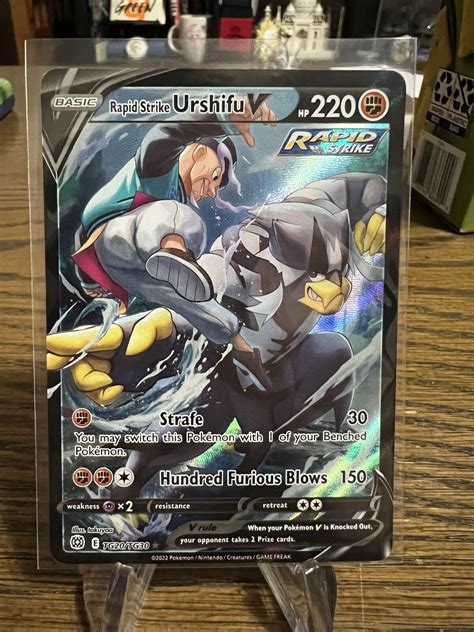 Mavin Rapid Strike Urshifu V Alternate Art Ultra Rare Pokemon TCG