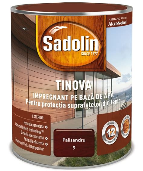 Dedeman Impregnant Pentru Lemn Sadolin Tinova Palisandru Pe Baza De