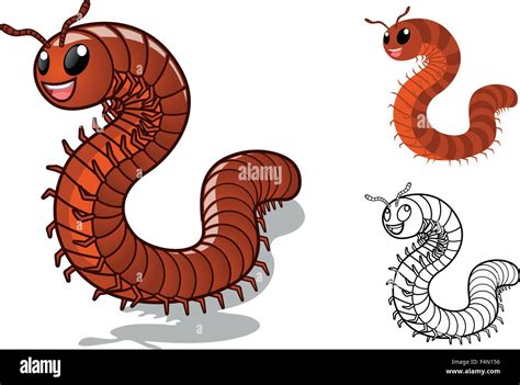 Millipede Stock Vector Images Alamy