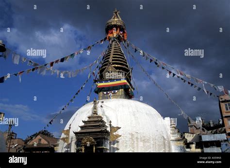 Stupa in Kathmandu Nepal Stock Photo - Alamy