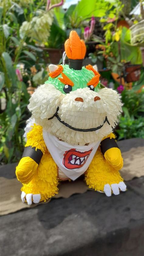 Bowser Pi Ata Pi Ata Casera Manualidades Fiesta De Mario