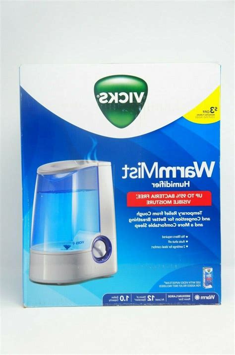 Vicks 1 Gallon Warm Mist Humidifier V745a New