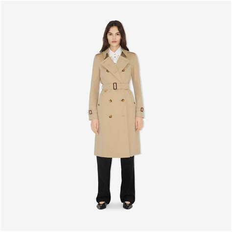 Long Chelsea Heritage Trench Coat In Honey Women Burberry® Official