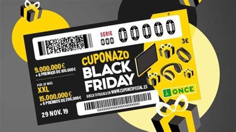 Comprueba el número premiado del Cuponazo Black Friday de la ONCE