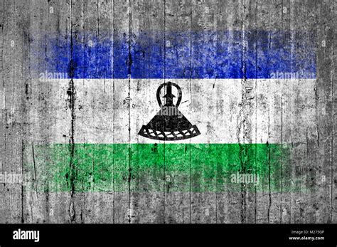 Leshoto Flag Hi Res Stock Photography And Images Alamy