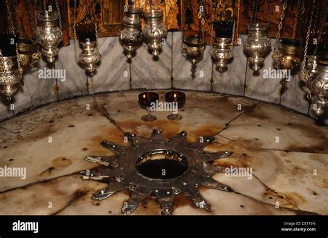 The Grotto At The Church Of The Nativity Or Basilica Of The Nativity