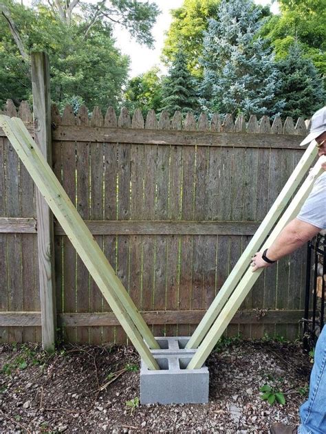 Easiest Firewood Rack The V Rack Cinder Blocks In 2020 Firewood