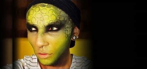 How to Create a reptilian lizard makeup look for Halloween « Makeup :: WonderHowTo