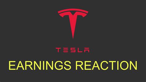 Tesla Stock Earnings Reaction A Tsla Chart Analysis Youtube