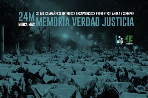 DÍA NACIONAL POR MEMORIA VERDAD Y JUSTICIA IDEP SALUD