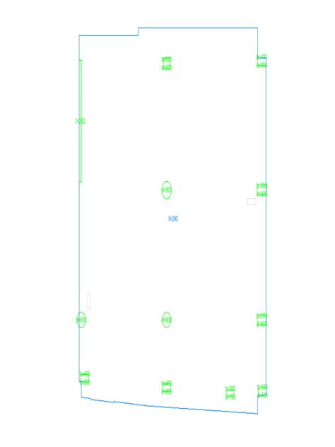 dim plan layout model