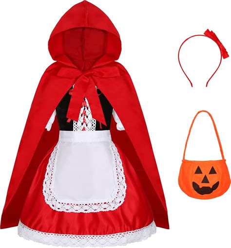 Vestido De Disfraz De Caperucita Roja Para Ni As Disfraces De Halloween