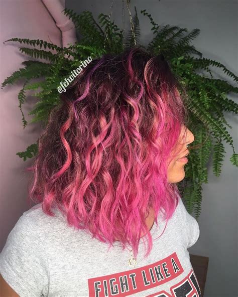 Pink Hair Vitorino Curly Hair Styles Dreadlocks Instagram Posts