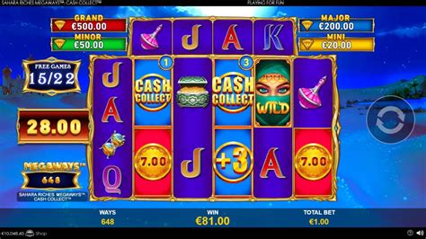 Sahara Riches Megaways Cash Collect RTP 94 88 Playtech Slot