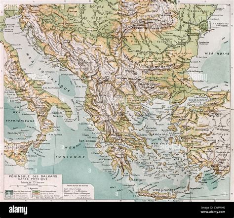 Balkan Peninsula Map Hi Res Stock Photography And Images Alamy