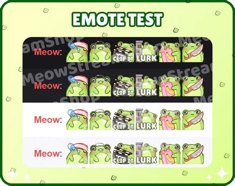 Twitch Emote Cute Frog Mega Pack Emotes 24 Emotes Ready To Etsy