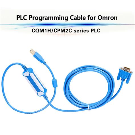 Buy Tebru USB Programming Cable Blue PLC Programming Cable For CQM1H