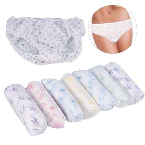 New Ipree Pcs Set Women Non Woven Cotton Disposable Underwear Panties