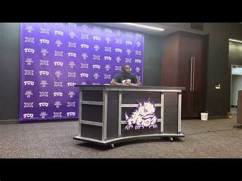 Colorado 45 TCU 42 Josh Newton Postgame Press Conference YouTube