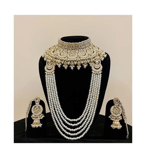 Sabyasachi Inspired/indian Bridal Jewelry Set/full Bridal Set/kundan ...