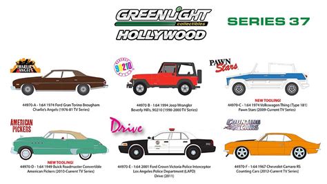 GreenLight Hollywood Series 37: 1Box (6pcs) | HLJ.com