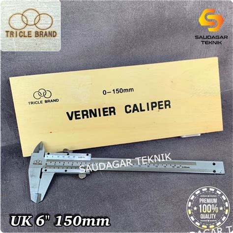 Jual Sigmat Inch Mm Jangka Sorong Vernier Caliper Tricle Brand