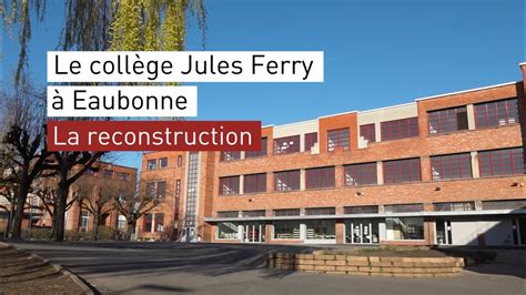 Chantier du collège Jules Ferry à Eaubonne YouTube