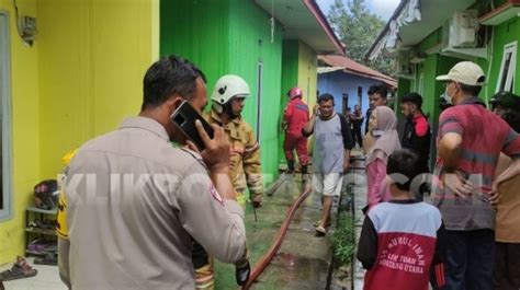 Berawal Dari Korsleting Kabel Kulkas Rumah Petak Di Kelurahan Lok Tuan