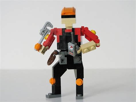 Team Fortress 2 Characters Made With Lego Bricks Gadgetsin