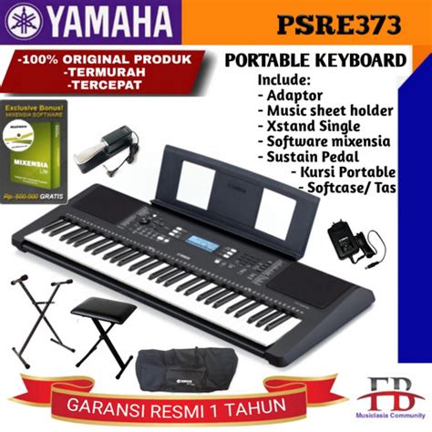 Jual Keyboard Yamaha PSR E373 E 373 E 373 PSRE 373 Garansi Resmi