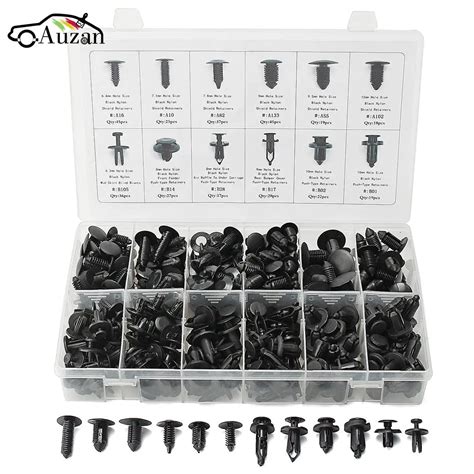 330pcs 12 Sizes Car Auto Push Pin Rivet Trim Clip Panel Body Interior Assortment Set For Bmw Gm