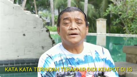 Kenangan Video Terakhir Didi Kempot Youtube