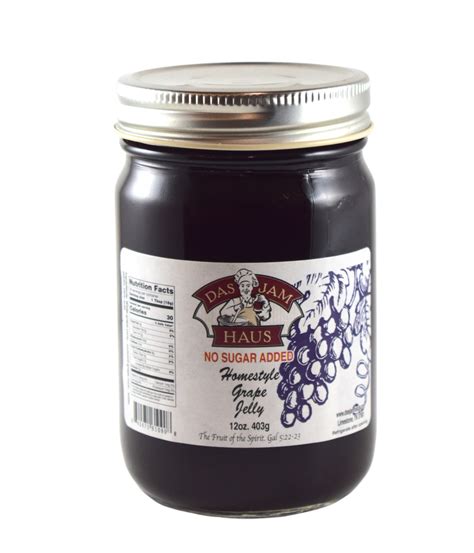 Homemade No Sugar Added Grape Jelly | Das Jam Haus in Limestone, TN