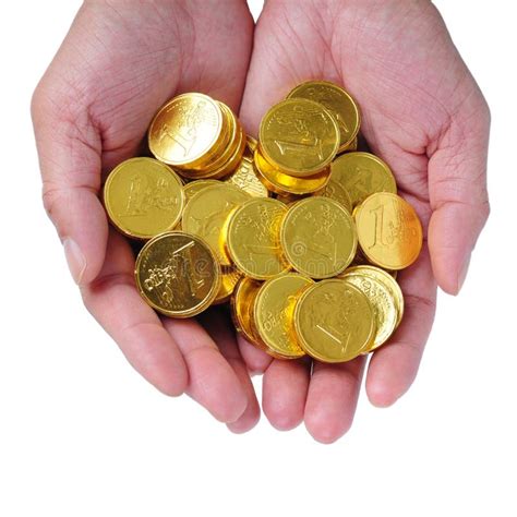 Gold in Hands stock photo. Image of gold, golden, fortune - 9817472