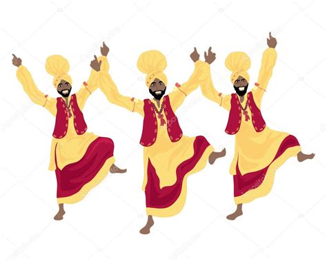 Bhangra Dance Stock Vector Image By ©sandesh1264 30876915