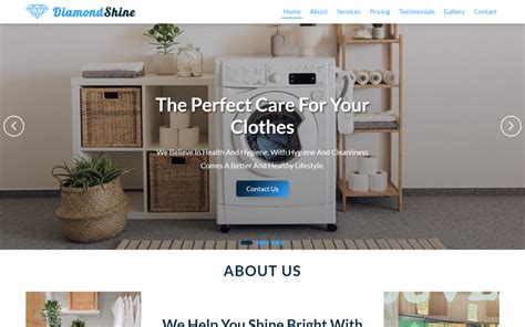 Laundry Website Templates Best Laundromat Web Themes