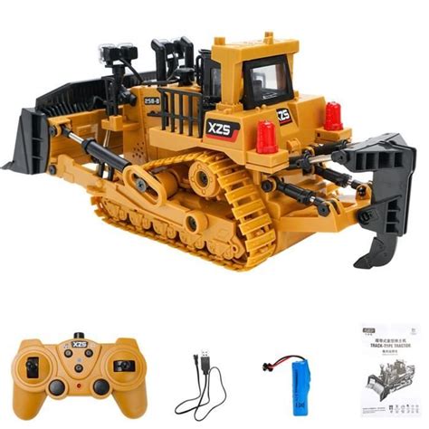 Ch Rc Bulldozer Crawler Alliage Ing Nierie Chariot L Vateur