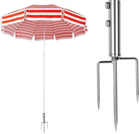 Halcyerdu Support De Parasol Avec Ancrage Au Sol Pieds De Parasol