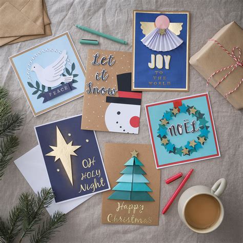 Quick And Easy Christmas Card Ideas Simple Christmas Cards